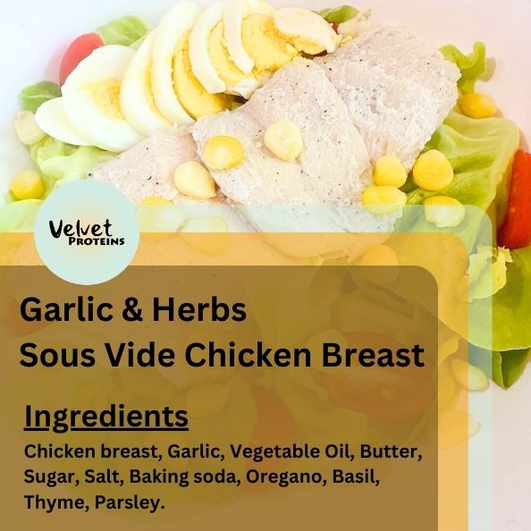 Sous Vide Garlic & Herbs Chicken Breast