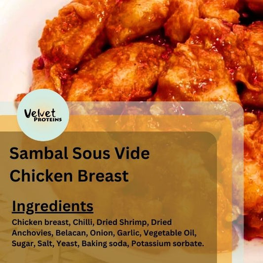 Sous Vide Sambal Chicken Breast